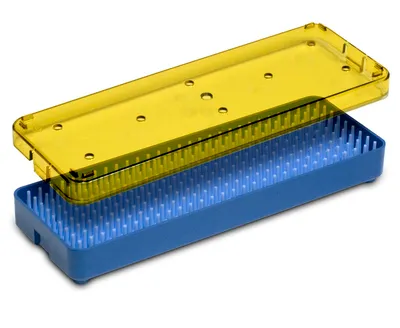 PST Instrument Microsurgery Tray - Base, Lid and Mat 6.4 x 19.1 x 1.9 cm