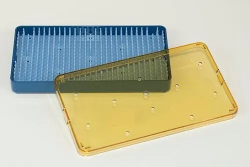 PST Instrument Microsurgery Tray - Base, Lid and Mat 10.2 x 19.1 x 1.9 cm