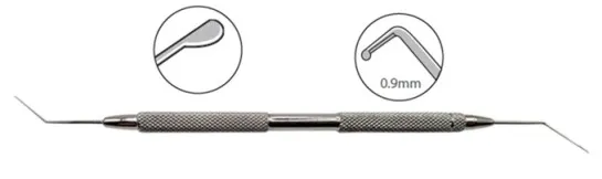 CJC Instruments Reusable Double-ended Nagahara Chopper Left Hand & Drysdale Manipulator