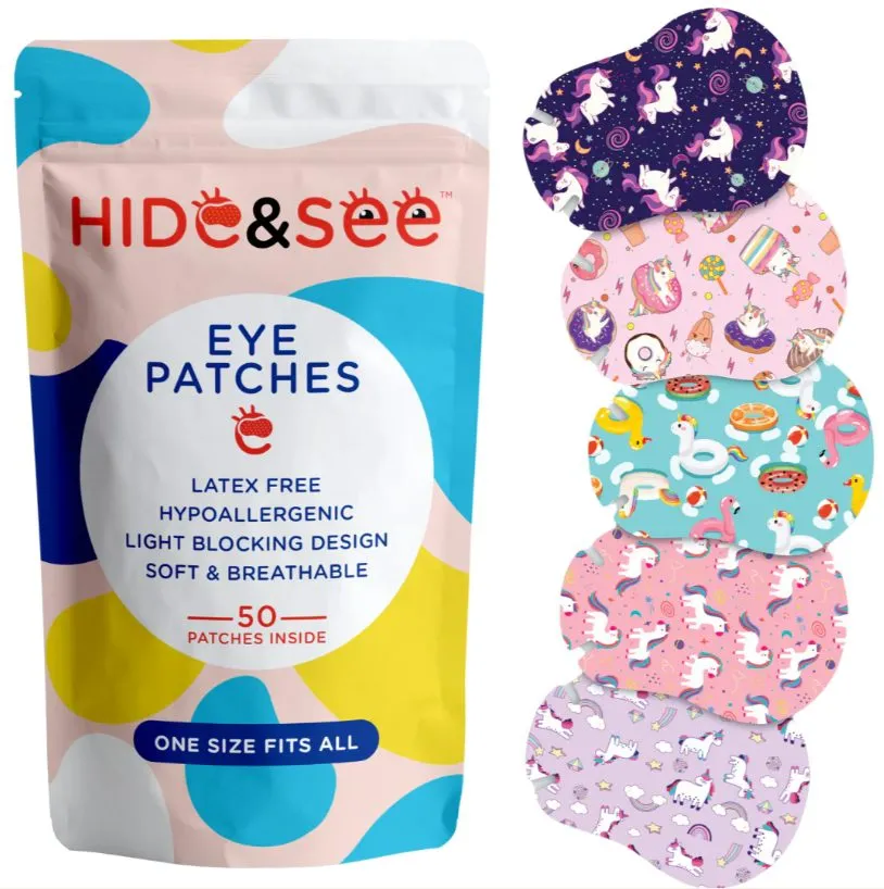 [SFK-UNICORN] Hide & See Patches - Unicorn World (Pack of 50)