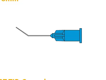Surgistar Nucleus Hydrodissector (Flat Tip) Cannula, angled at 8mm (Box of 10)
