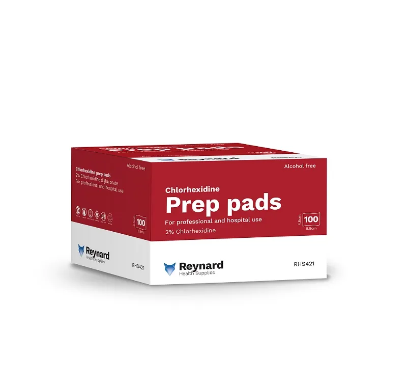 Reynard Chlorhexidine Prep Pads