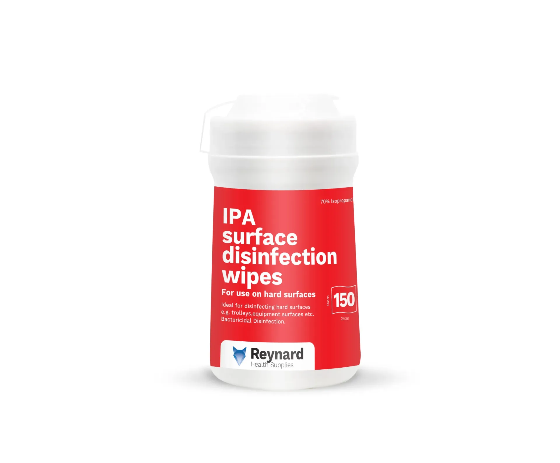 Reynard IPA Surface Disinfection Wipes - Regular Size