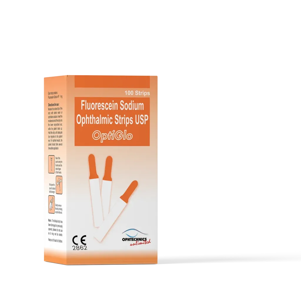 Ophtechnics OptiGlo Fluoroscein Strips (Box of 100)