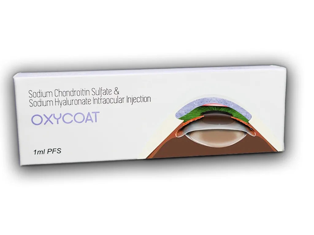 Ophtechnics Oxycoat NaHA 3% with Chondroitin Sulfate 4% w/v Viscoelastic - 1ml PFS