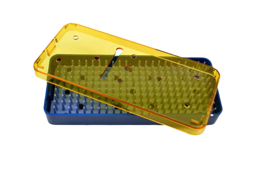 Ophtechnics Sterixx Plastic Sterilisation Tray - 10.2 x 19.0 x 1.9cm